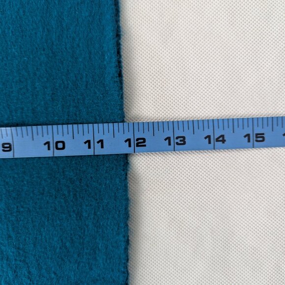 BURBERRY London Vintage Solid Knit 100% Cashmere Neck Warmer Blue SCARF - Picture 7 of 7